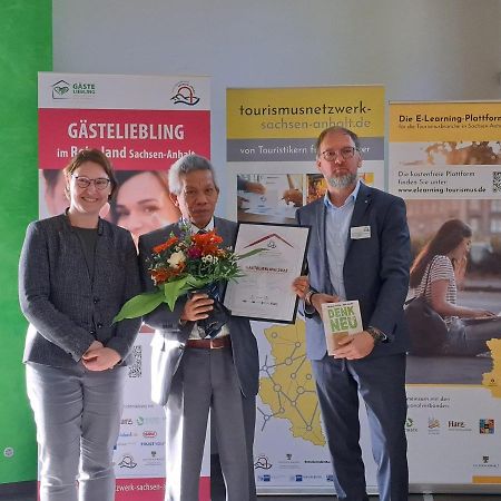 Pension An Der Stadtmauer ヴェルニゲローデ エクステリア 写真