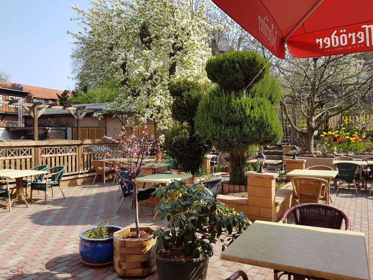 Pension An Der Stadtmauer ヴェルニゲローデ エクステリア 写真
